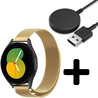 Strap-it Strap-it Bandje geschikt voor Samsung Galaxy Watch 5 (40mm / 44mm / Pro) bandje Milanese band roestvrij staal - RVS - Milanees - Metalen bandje vervanging - Metaal - (goud) - Incl. Oplader geschikt voor Samsung Galaxy Watch 5 40 mm / 44 mm / Pro Strap-it Strap-it Bandje geschikt voor Samsung Galaxy Watch 5 (40mm / 44mm / Pro) bandje Milanese band roestvrij staal - RVS - Milanees - Metalen bandje vervanging - Metaal - (goud) - Incl. Oplader geschikt voor Samsung Galaxy Watch 5 40 mm / 44 mm / Pro