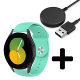 Strap-it GW5 - sport band (aqua) + Oplader - Batch 2 (06-2023)