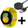 Strap-it Strap-it Bandje geschikt voor Samsung Galaxy Watch 5 (40mm / 44mm / Pro) bandje sport band (geel) - Incl. Oplader geschikt voor Samsung Galaxy Watch 5 40 mm / 44 mm / Pro (oplaadkabel) Strap-it Strap-it Bandje geschikt voor Samsung Galaxy Watch 5 (40mm / 44mm / Pro) bandje sport band (geel) - Incl. Oplader geschikt voor Samsung Galaxy Watch 5 40 mm / 44 mm / Pro (oplaadkabel)