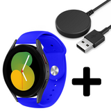 Strap-it GW5 - sport band (blauw) + Oplader - Batch 2 (06-2023)