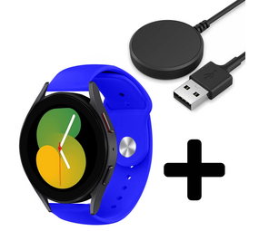 Strap-it GW5 - sport band (blauw) + Oplader - Batch 2 (06-2023)