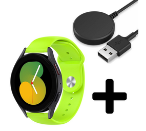 Strap-it GW5 - sport band (lichtgroen) + Oplader - Batch 2 (06-2023)