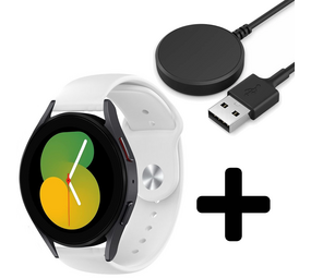 Strap-it GW5 - sport band (wit) + Oplader - Batch 2 (06-2023)