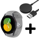 Strap-it GW5 - sport band (grijs) + Oplader - Batch 2 (06-2023)