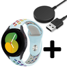 Strap-it Strap-it Bandje geschikt voor Samsung Galaxy Watch 5 (40mm / 44mm / Pro) bandje sport band (lichtblauw/kleurrijk) - Incl. Oplader geschikt voor Samsung Galaxy Watch 5 40 mm / 44 mm / Pro (oplaadkabel) Strap-it Strap-it Bandje geschikt voor Samsung Galaxy Watch 5 (40mm / 44mm / Pro) bandje sport band (lichtblauw/kleurrijk) - Incl. Oplader geschikt voor Samsung Galaxy Watch 5 40 mm / 44 mm / Pro (oplaadkabel)