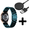 Strap-it Strap-it Bandje geschikt voor Samsung Galaxy Watch 5 (40mm / 44mm / Pro) bandje stalen band (donkergroen) - Incl. Oplader geschikt voor Samsung Galaxy Watch 5 40 mm / 44 mm / Pro (oplaadkabel) Strap-it Strap-it Bandje geschikt voor Samsung Galaxy Watch 5 (40mm / 44mm / Pro) bandje stalen band (donkergroen) - Incl. Oplader geschikt voor Samsung Galaxy Watch 5 40 mm / 44 mm / Pro (oplaadkabel)