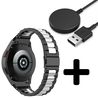 Strap-it Strap-it Bandje geschikt voor Samsung Galaxy Watch 5 (40mm / 44mm / Pro) bandje stalen schakel band (zwart/zilver) - Incl. Oplader geschikt voor Samsung Galaxy Watch 5 40 mm / 44 mm / Pro (oplaadkabel) Strap-it Strap-it Bandje geschikt voor Samsung Galaxy Watch 5 (40mm / 44mm / Pro) bandje stalen schakel band (zwart/zilver) - Incl. Oplader geschikt voor Samsung Galaxy Watch 5 40 mm / 44 mm / Pro (oplaadkabel)