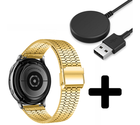 Strap-it GW5 - roestvrij stalen band (goud) + Oplader - Batch 2 (06-2023)