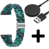 Strap-it Strap-it Bandje geschikt voor Samsung Galaxy Watch 5 (40mm / 44mm / Pro) bandje resin band (groen) - Incl. Oplader geschikt voor Samsung Galaxy Watch 5 40 mm / 44 mm / Pro (oplaadkabel) Strap-it Strap-it Bandje geschikt voor Samsung Galaxy Watch 5 (40mm / 44mm / Pro) bandje resin band (groen) - Incl. Oplader geschikt voor Samsung Galaxy Watch 5 40 mm / 44 mm / Pro (oplaadkabel)