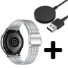 Strap-it Strap-it Bandje geschikt voor Samsung Galaxy Watch 5 (40mm / 44mm / Pro) bandje roestvrij stalen band (zilver) - Incl. Oplader geschikt voor Samsung Galaxy Watch 5 40 mm / 44 mm / Pro (oplaadkabel) Strap-it Strap-it Bandje geschikt voor Samsung Galaxy Watch 5 (40mm / 44mm / Pro) bandje roestvrij stalen band (zilver) - Incl. Oplader geschikt voor Samsung Galaxy Watch 5 40 mm / 44 mm / Pro (oplaadkabel)