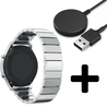 Strap-it Strap-it Bandje geschikt voor Samsung Galaxy Watch 5 (40mm / 44mm / Pro) bandje metalen bandje (zilver) - Incl. Oplader geschikt voor Samsung Galaxy Watch 5 40 mm / 44 mm / Pro (oplaadkabel) Strap-it Strap-it Bandje geschikt voor Samsung Galaxy Watch 5 (40mm / 44mm / Pro) bandje metalen bandje (zilver) - Incl. Oplader geschikt voor Samsung Galaxy Watch 5 40 mm / 44 mm / Pro (oplaadkabel)
