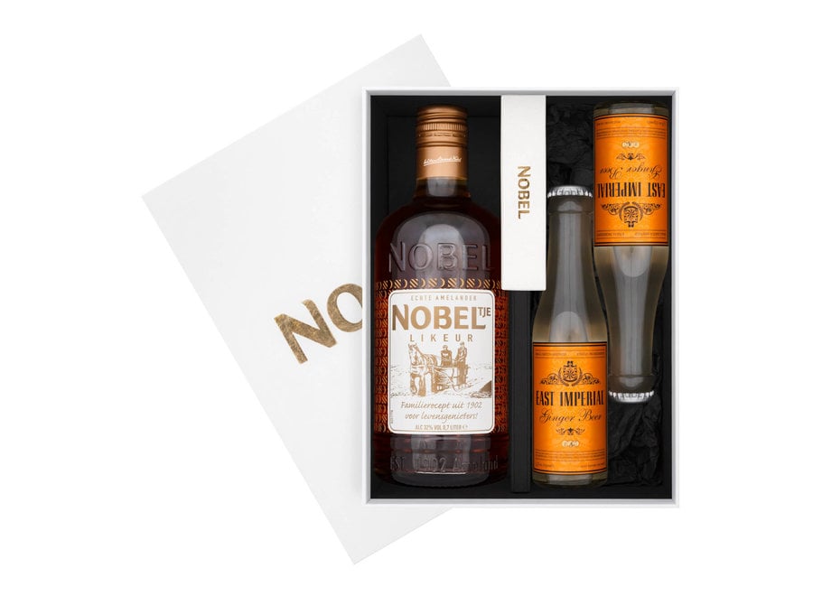 Nobeltje, East Imperial Ginger Beer en Nobels kelnersmes