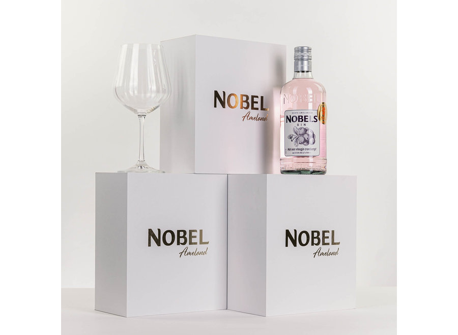 Nobels Gin + Cocktailglas