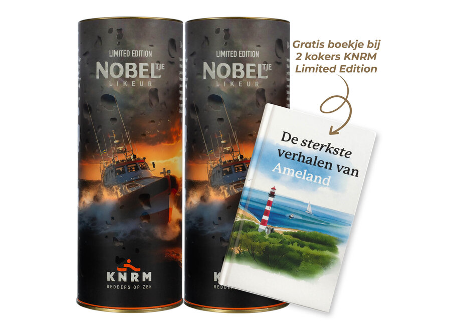 2 x Nobeltje KNRM Limited Edition en de Sterkste verhalen van Ameland (gratis)