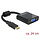 DeLock Delock HDMI C male - VGA female adapter-Zwart
