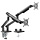 MyWall Monitorarm voor 2 monitoren met gasveer HL 23-2 (17-32 inch)