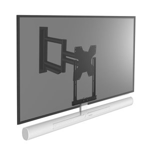 Cavus Premium TV beugel + Sonos Arc beugel - Wit