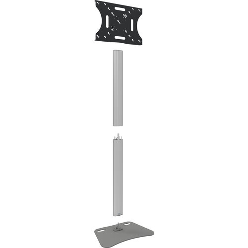 SmartMetals Deelbare TV Vloerstandaard Light