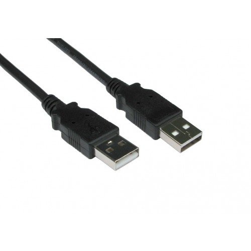KEM High Quality USB A Male - USB A Male Black (USB 2.0) - 5.0 meter