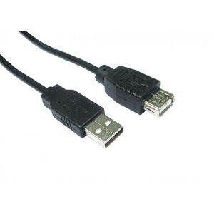 KEM USB A - USB A verlengkabel - 1.0 meter