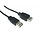 KEM High Quality USB A male - USB A female (USB 2.0) verlengkabel - 1.0 meter