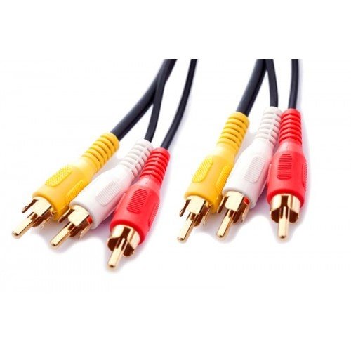 KEM KEM Composiet Video + Audio kabels-5.0 meter