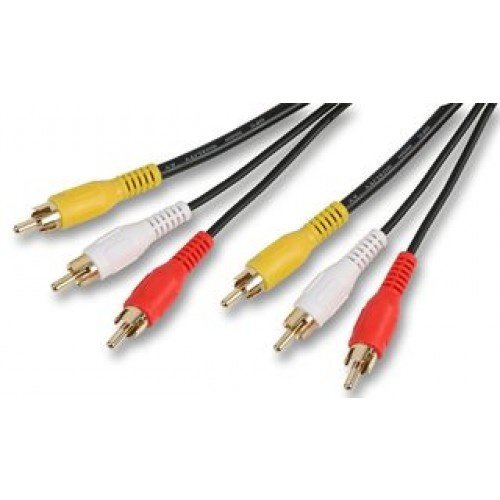 KEM KEM Composiet Video + Audio kabels-5.0 meter