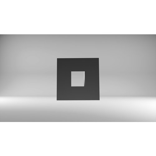 Digitel Panelmount - 1 Keystone-Zwart