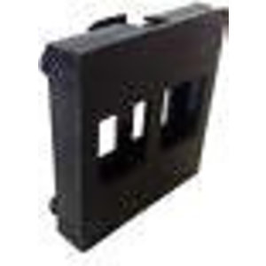Digitel Panelmount - 2 Keystones-Zwart
