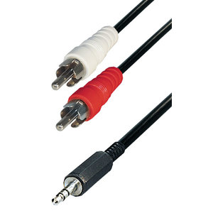 KEM 3.5mm - 2 RCA kabel - 3.0 meter