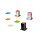Digitel Pop Up - Powerunit 1x 220 Volt, USB lader (2 ingangen) - Wit