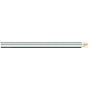 KEM Speaker kabel 2x 0,75mm² - wit (10m)