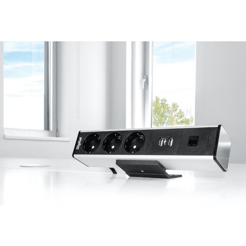 Digitel Desk Up Module – 2-voudig - 2x Stroom