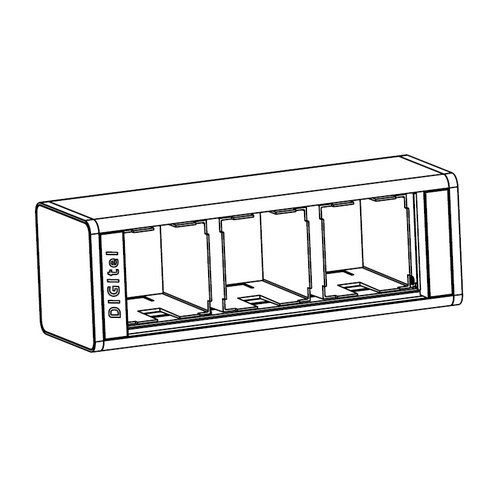 Digitel Digitel Desk Up Module – 3-voudig - 3x Leeg