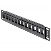 Keystone 10" Patchpanel - 12 poorts