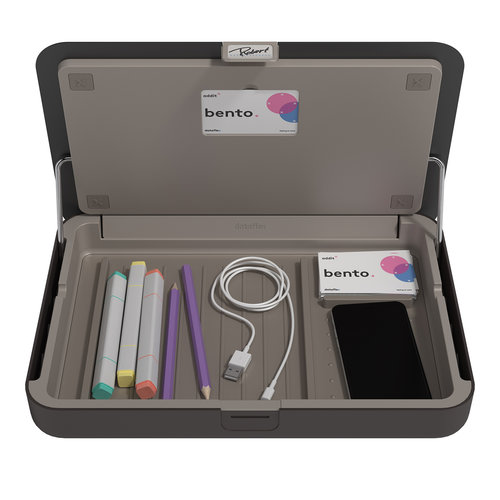 Dataflex Addit Bento® Monitorverhoger set 223 - Zwart