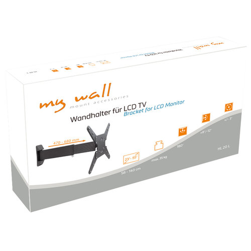 MyWall TV muurbeugel - HL20 (Uitschuifbaar)