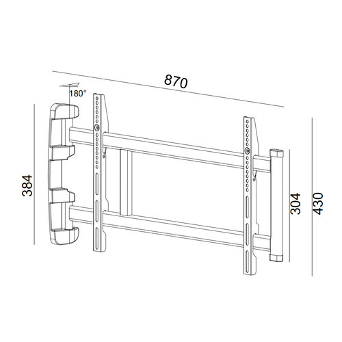 MyWall 90° TV Muurbeugel HP 27A