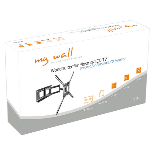 MyWall TV Muurbeugel MyWall H18-3 (26-60 inch)