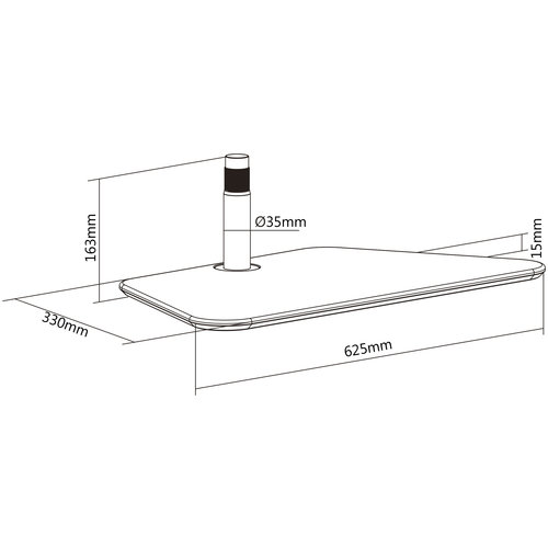 MyWall AV Plateau voor TV standaard HT20 en HT21