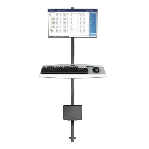 Dataflex Dataflex Viewmate werkstation met wandbevestiging 732