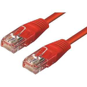 KEM Cat 6 UTP kabel 5.0 meter Rood