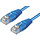 KEM Cat 6 UTP patchkabel Blauw-0.5 meter