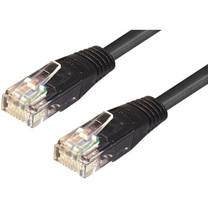 KEM Cat 6 UTP kabel 1.0 meter Zwart