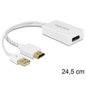 DeLock HDMI-A male - DisplayPort 1.2 female adapter