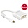 DeLock Actieve mini DisplayPort 1.2 male - DVI female adapter (4K)-Wit