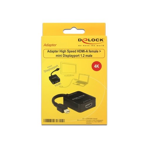 DeLock HDMI female - Mini DisplayPort 1.2 male adapter