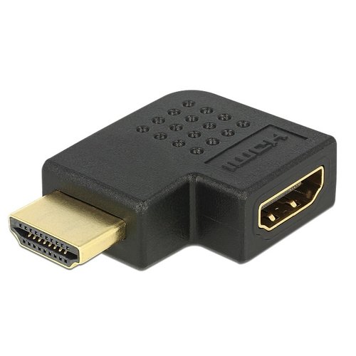 DeLock Haakse HDMI adapter (linksom) 90°