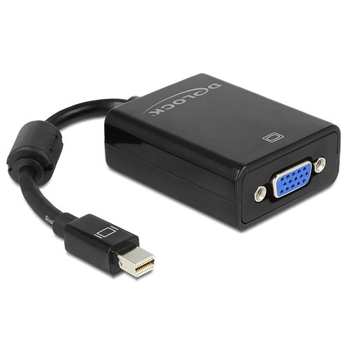 DeLock Mini DisplayPort - VGA adapter -Zwart