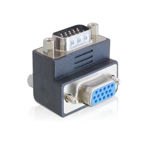 DeLock VGA male - female 270° adapter